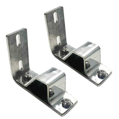 ROOF RAIL AWNING STAINLESS STEEL BRACKETS | UNIVERSAL WITH MOST OPEN ROOF RAIL VEHICLES