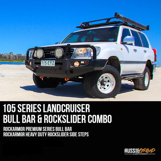 Landcruiser 105 Series Bull Bar & Rockslider Combo