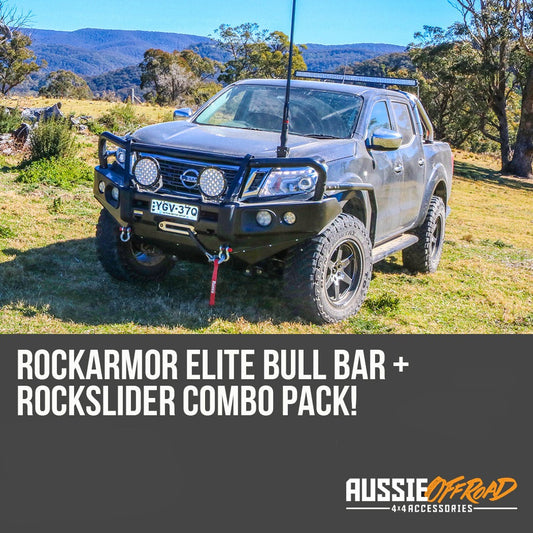 Rockarmor Bullbar + Rockarmor Rocksliders Combo Nissan Navara NP300