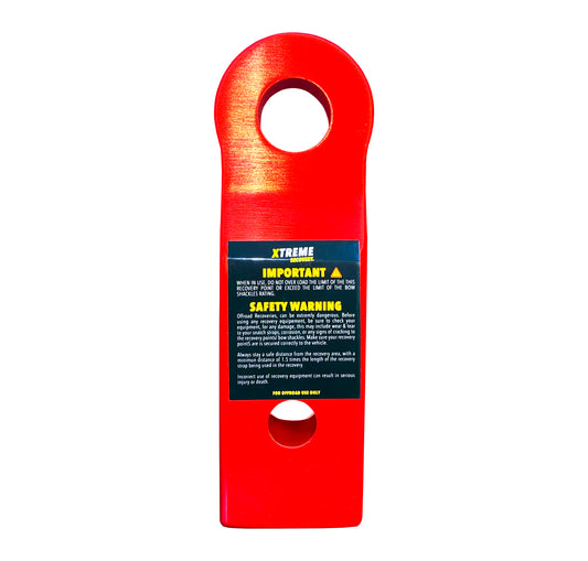 SOFT SHACKLE ALLOY RATED RECOVERY HITCH | 5000KGS | RED
